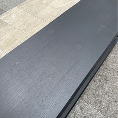 木製テレビ台　黒　ブラック　テレビボード　の画像