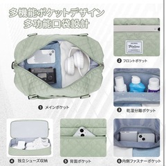 機内持ち込みオーケー　大容量旅行バッグの画像