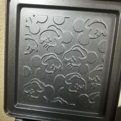 訳あり Francfranc 廃盤 ホットサンドメーカー ディズニー　ミッキー　ミニー　赤 レッドの画像