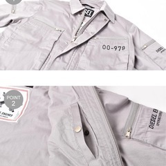 XL(2L) DIESEL J-THOMPSON-A グレー ジャケットの画像