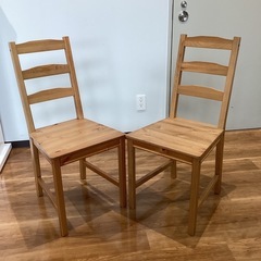 椅子2脚セット【町田市再生家具】251715の画像