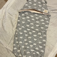 秋冬生まれの赤ちゃんに　おくるみロンパースなどの画像