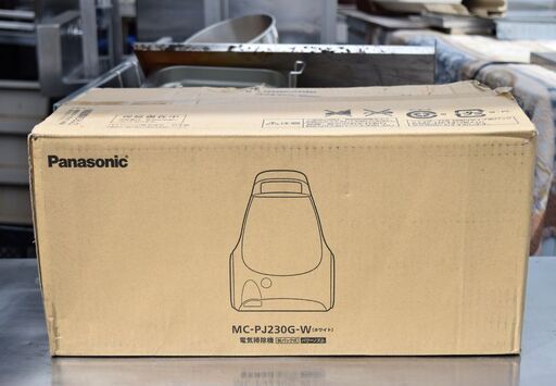 ★未使用★パナソニック/Panasonic 紙パック式キャニスター掃除機 強吸引力 MC-PJ230G-W ホワイト