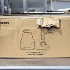 ★未使用★パナソニック/Panasonic 紙パック式キャニスター掃除機 強吸引力 MC-PJ230G-W ホワイトの画像