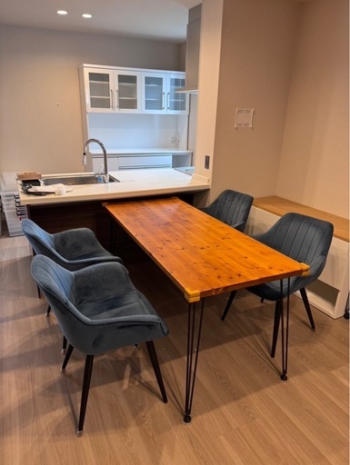 ダイニングテーブル＆椅子4脚セット