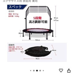 トランポリン(手摺り付き)の画像