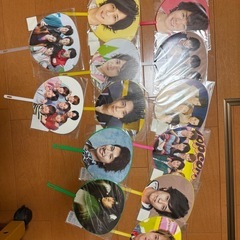 嵐　関ジャニ∞ （SUPER EIGHT） Hey!Say!JUMP WEST. SexyZone  団扇　パンフレット　ペンライト　公式写真　CD  会報など
の画像