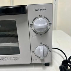 【リユース☆エコちょっぷ】【動作良好】KOIZUMI オーブントースター 1000W シンプル操作の画像