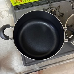 両手鍋(蓋付き)(未使用)の画像