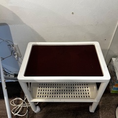 デスク+折りたたみデスク フレッタ レギュラー（ニトリで）の画像