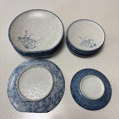 昭和の洋皿・和皿セットの画像