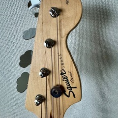 美品　スクワイヤー　ジャズベース　Squier by fender フェンダー エレキベース　ソフトケース付きの画像