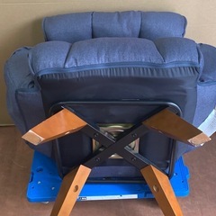 回転チェア・1人用ソファ・イス・回転式・サイドポケットあり・幅70cm×奥行き50×高さ90の画像