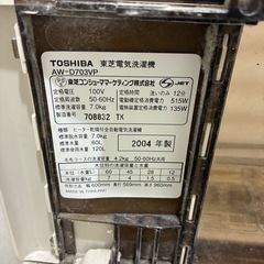 洗濯機の画像