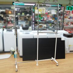 シングルハンガー 幅高さ調節可能 幅73～123×奥行42×高さ115～181cm ブティックハンガー ハンガーラック 衣類収納 札幌市 清田区 平岡の画像