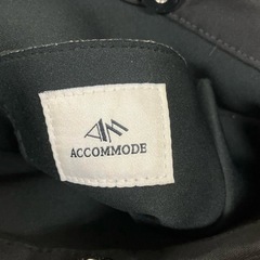 K2509-256 ACCOMMODE ミニトートバッグ ジャージ素材 中古美品の画像