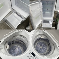 SHARP 冷蔵庫 洗濯機セット割り　☆地域限定配達無料★の画像