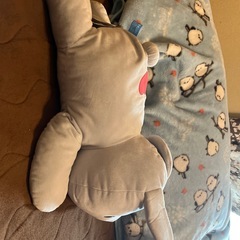 未使用品 ラヴィット！ LOVE it! ラッピー 寝ぞべり スーパーラージぬいぐるみ 巨大! 枕やクッション代わりにもになります。の画像