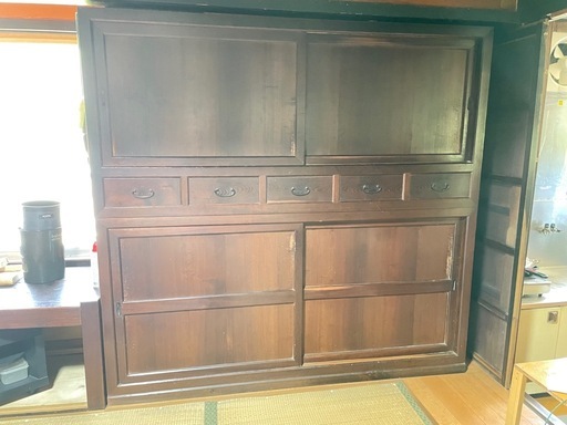 水屋箪笥　引き取り限定