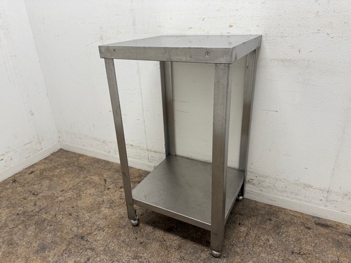 ステンレス　業務用　作業台　厨房　飲食店　W４５０ｘD４２０ｘH８００ｍｍ