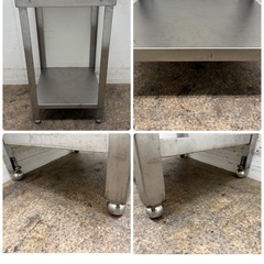 ステンレス　業務用　作業台　厨房　飲食店　W４５０ｘD４２０ｘH８００ｍｍの画像