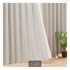 【中古・美品】カーテン100×170  2枚の画像