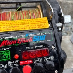 Miya EPOCH 500 電動リール DC12V専用 変えスプール付　釣り道具　釣り
の画像