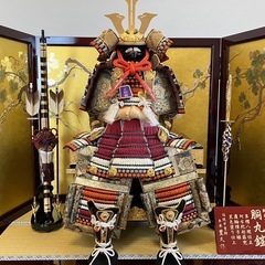 五月人形と陣羽織の画像