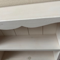 小物シェルフ 木製　ホワイトの画像
