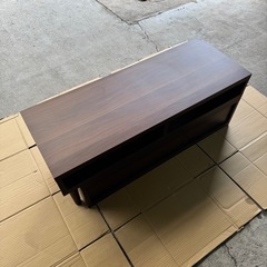 ノーブランド　テレビ台　スライドします　木目
の画像