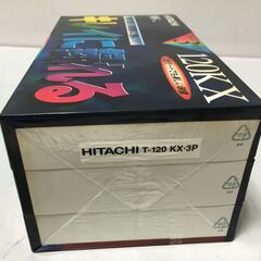 ♪【未開封品】日立 ビデオカセットテープ 120KX VHS  スタンダード 3つセット(9本) (NF250913) Zi-2128の画像