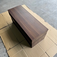ノーブランド　テレビ台　スライドします　木目
の画像