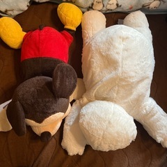 ディズニー　ミッキー　ベイマックスぬいぐるみの画像