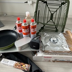 【未使用】キャンプ用品 まとめ売り コット エアマット カセットコンロ スピーカーの画像