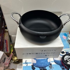 天ぷら鍋の画像