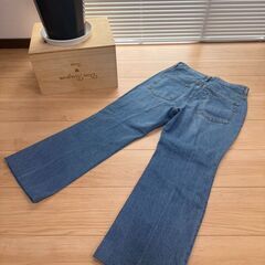 【引き取り限定】GU デニムパンツ ジーンズ ストレート 綿100％ メンズの画像