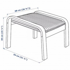 IKEAオットマンバーチ材の画像
