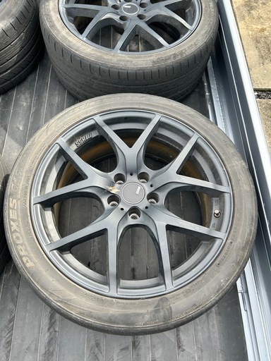 SSR GTV03 19インチ フラットブラック 8.5J +38 5穴 PCD114.3