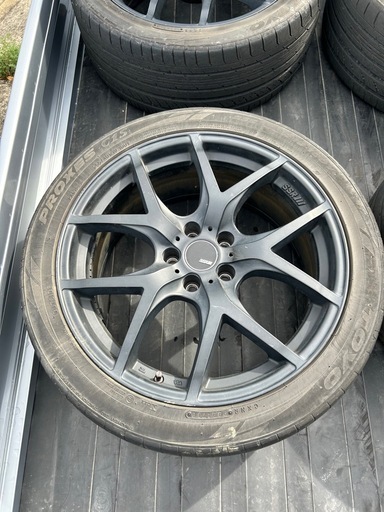 SSR GTV03 19インチ フラットブラック 8.5J +38 5穴 PCD114.3