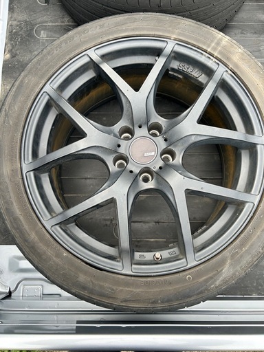 SSR GTV03 19インチ フラットブラック 8.5J +38 5穴 PCD114.3