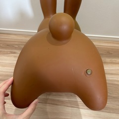 ブルーナボンボン　赤ちゃん　おもちゃ　ブルーナ　ミッフィー  ブラウン　茶　バウンド　乗用玩具　アイデス　ides 使用感ありの画像