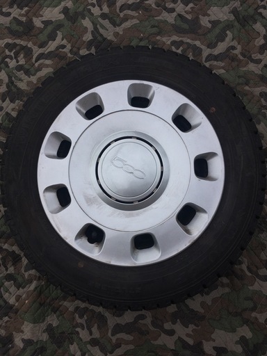 フィアット500 純正ホイール　スタッドレスセット 21年式