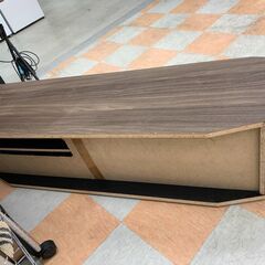 【ｼﾞｬﾝｸﾞﾙｼﾞｬﾝｸﾞﾙ金沢店】テレビ台 木目調/茶  W(幅)149×D(奥行き)39×H(高さ)37cm  ※クリーニング済みの画像