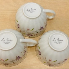LaSeine 花柄ティーカップセットの画像