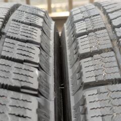 工賃こみ２０２３年ブリヂストン冬タイヤ１５５／６５Ｒ１４　４本セット④の画像