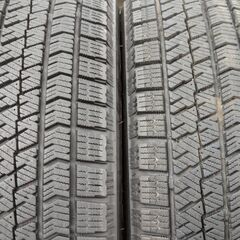 工賃こみ２０２３年ブリヂストン冬タイヤ１５５／６５Ｒ１４　４本セット④の画像