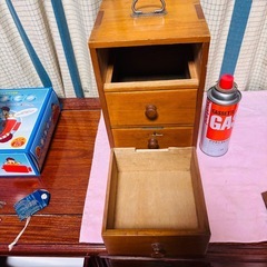 レトロな小物入れの画像