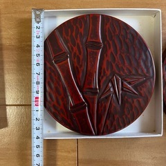 鎌倉彫　四寸五分　竹　2個の画像