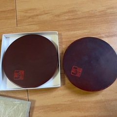 鎌倉彫　四寸五分　竹　2個の画像