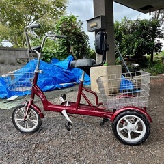 大人用三輪自転車の画像